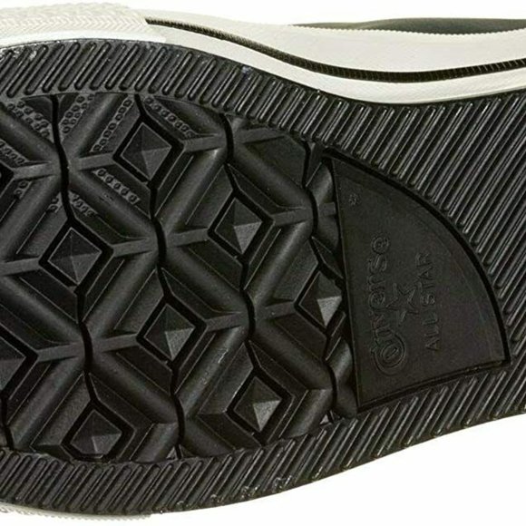 Men's Converse CHUCK TAYLOR ALL STAR WATERPROOF NUBUCK BOOT 166607C Size 9 Black - Picture 4 of 12